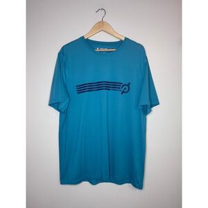 Fourlaps‎ x Peloton Performance Athletic T Shirt Blue XL